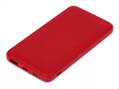 Подарочный набор с бутылкой для воды и повербанком С2, 10000 mAh, красный, фото 4