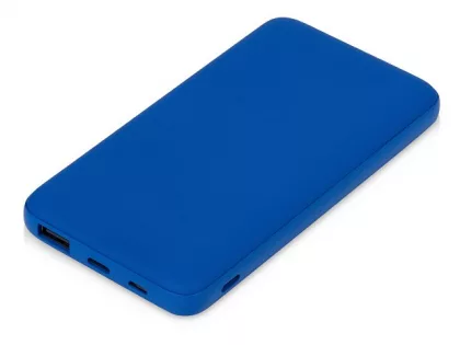 Подарочный набор с бутылкой для воды и повербанком С2, 10000 mAh, синий, фото 4