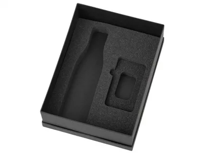 Подарочный набор с термобутылкой и повербанком С1, 5000 mAh, красный, фото 4