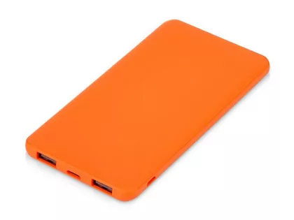 Подарочный набор с термобутылкой и повербанком С1, 5000 mAh, оранжевый, фото 5