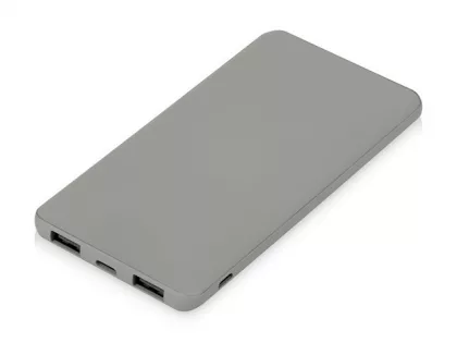 Подарочный набор с термокружкой и повербанком С1, 5000 mAh, серый, фото 4