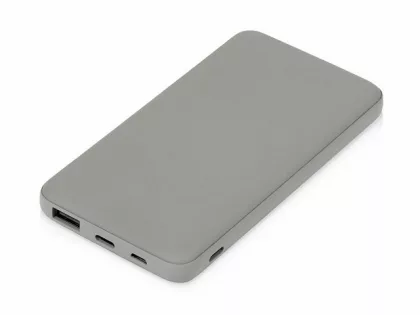 Подарочный набор с термокружкой и повербанком С2, 10000 mAh, серый, фото 4