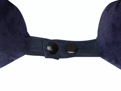 Подушка Basic из микрофибры с эффектом памяти U-shape, синий (P), фото 5