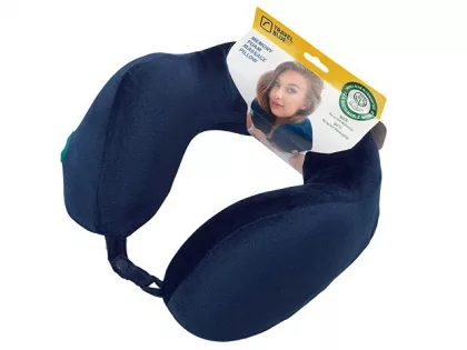 Подушка для путешествий массажная Travel Blue Massage Tranquility Pillow (217), цвет темно-синий, фото 6