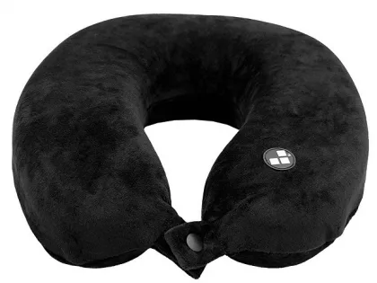Подушка для путешествий с эффектом памяти Мемо "Drowsy" Black, фото 2