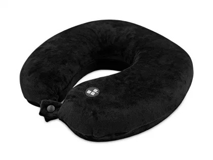 Подушка для путешествий с эффектом памяти Мемо "Drowsy" Black, фото 1