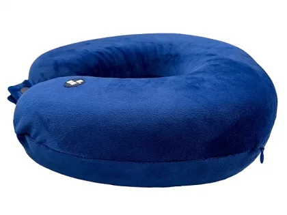 Подушка для путешествий с эффектом памяти Мемо "Drowsy" Royal Blue, фото 3