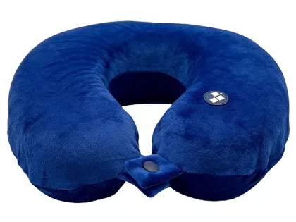 Подушка для путешествий с эффектом памяти Мемо "Drowsy" Royal Blue, фото 2