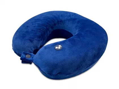 Подушка для путешествий с эффектом памяти Мемо "Drowsy" Royal Blue, фото 1