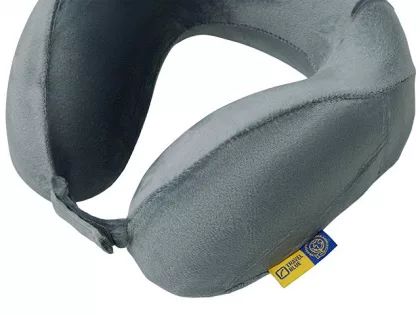 Подушка для путешествий с эффектом памяти Travel Blue Tranquility Pillow, увеличенная (212), цвет серый, фото 4