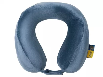 Подушка для путешествий с эффектом памяти Travel Blue Tranquility Pillow, увеличенная (212), цвет синий, фото 2