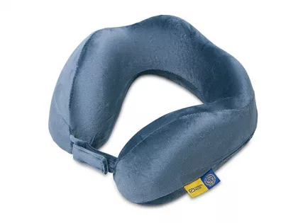 Подушка для путешествий с эффектом памяти Travel Blue Tranquility Pillow, увеличенная (212), цвет синий, фото 1