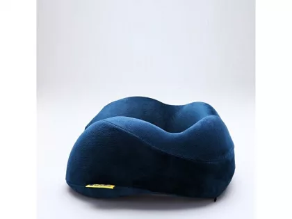 Подушка для путешествий со встроенным массажером "Massage Tranquility Pillow", синий, фото 3