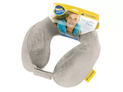 Подушка набивная Travel Blue Tranquility Pillow, светло-серый, фото 3