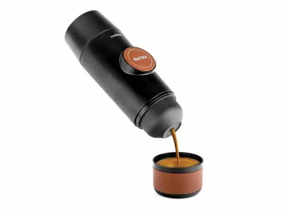 Портативная кофемашина Rombica Barista CTG-1 с логотипом Rombica (Р), фото 2