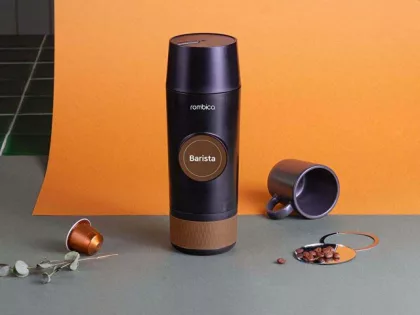 Портативная кофемашина Rombica Barista CTG-1 с логотипом Rombica (Р), фото 8