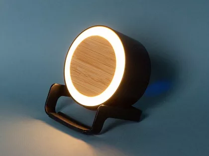 Портативная колонка c функцией беспроводной зарядки "Eclipse", 5 Вт / 10 Вт, фото 9