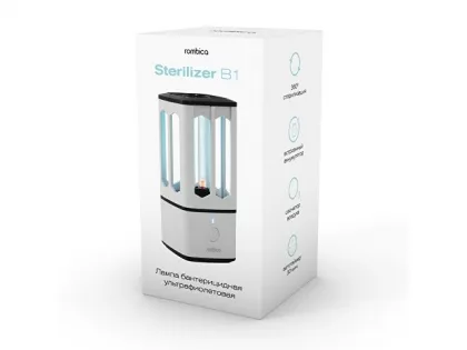 Портативная лампа бактерицидная ультрафиолетовая Rombica Sterilizer B1, белый/черный (Р), фото 6