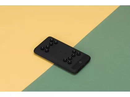 Портативное беспроводное зарядное устройство «Airbank», 10000 mAh, черный (Р), фото 13
