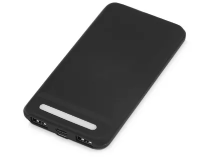 Портативное беспроводное зарядное устройство «Airbank», 10000 mAh, черный (Р), фото 3