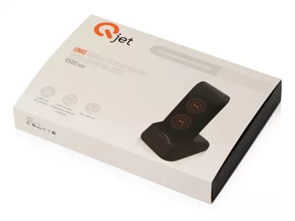 Портативное беспроводное зарядное устройство с док-станцией "Uniq", 10000 mah, черный, фото 23