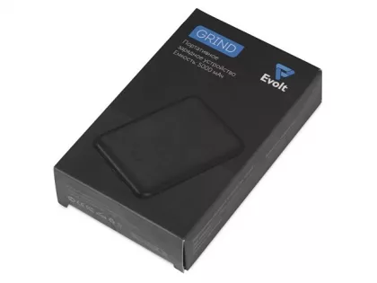Портативное зарядное устройство"Grind", 5000 mAh, черный, фото 12