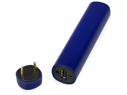 Портативное зарядное устройство "Мьюзик", 5200 mAh, синий, фото 2