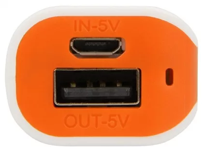 Портативное зарядное устройство (power bank) Basis, 2000 mAh, оранжевый, фото 3