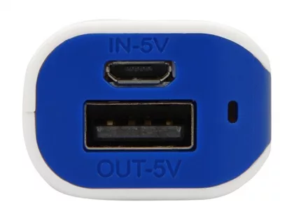 Портативное зарядное устройство (power bank) Basis, 2000 mAh, синий, фото 3