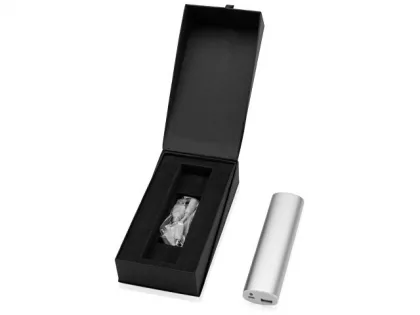 Портативное зарядное устройство "Спайк", 8000 mAh, серебристый, фото 7
