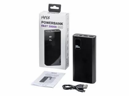 Портативный внешний аккумулятор FAST 20000 Black, фото 8