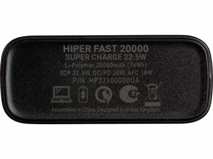 Портативный внешний аккумулятор FAST 20000 Black, фото 6