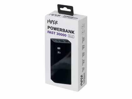 Портативный внешний аккумулятор FAST 30000 Black (P), фото 9