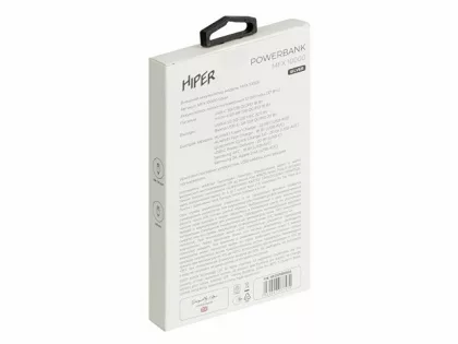 Портативный внешний аккумулятор MFX 10000 Silver (Р), фото 6