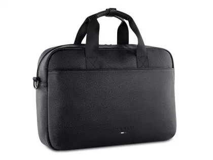 Портфель мужской BUGATTI РИКО | RICO, черный, полиуретан, 40 x 10 x 28,5 см, фото 1
