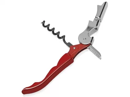 PULLTAPS BASIC FIRE RED/Нож сомелье Pulltap's Basic, красный, фото 4