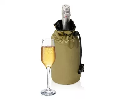PWC CHAMP. COOLER BAG GOLD/Охладитель для бутылки шампанского «Cold bubbles», золотой, фото 1