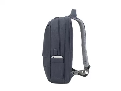 RIVACASE 7567 dark grey рюкзак для ноутубука 17.3", фото 6