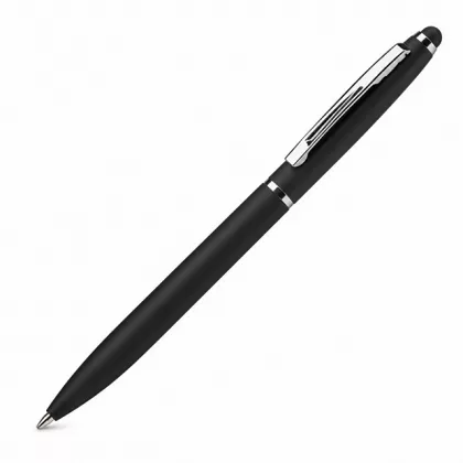 Ручка металлическая шариковая "Глори Софт" soft-touch, черный, фото 2