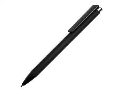 Ручка металлическая шариковая "Taper Metal" софт-тач с цветным зеркальным слоем, черный с серебристым, фото 3