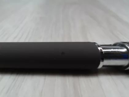 Ручка металлическая soft-touch шариковая со стилусом «Sway», серый/серебристый (P), фото 6