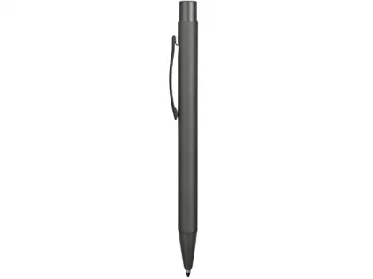 Ручка металлическая soft touch шариковая «Tender», серый, фото 4