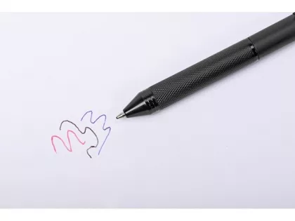 Ручка мультисистемная металлическая «System» в футляре, 3 цвета (красный, синий, черный) и карандаш (P), фото 7