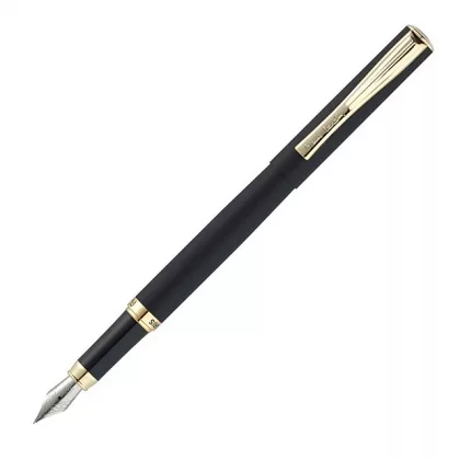 Ручка перьевая Pierre Cardin коллекция «ЭКОНОМ | ECON», цвет - черный матовый. Упаковка Е, фото 2
