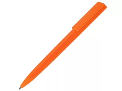 Ручка пластиковая шариковая "Taper Solid", матовый оранжевый