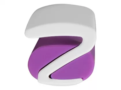 Ручка пластиковая soft-touch шариковая «Zorro», фиолетовый/белый, фото 7