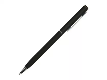 Ручка шариковая автоматическая BrunoVisconti® "PALERMO" цвет корпуса черный, soft-touch, 0.7 мм