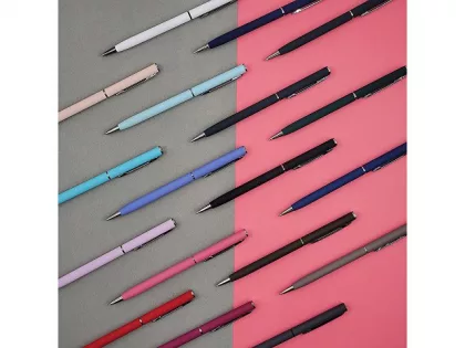 Ручка металлическая шариковая «Palermo», софт-тач, 0.7 мм, зеленая, фото 6