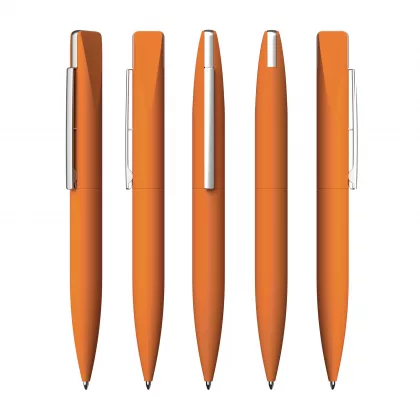 Ручка шариковая "Callisto" с флеш-картой 32Gb, покрытие soft touch, оранжевый, фото 3