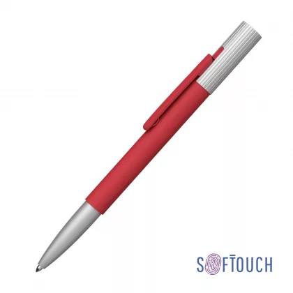 Ручка шариковая "Clas", покрытие soft touch, красный